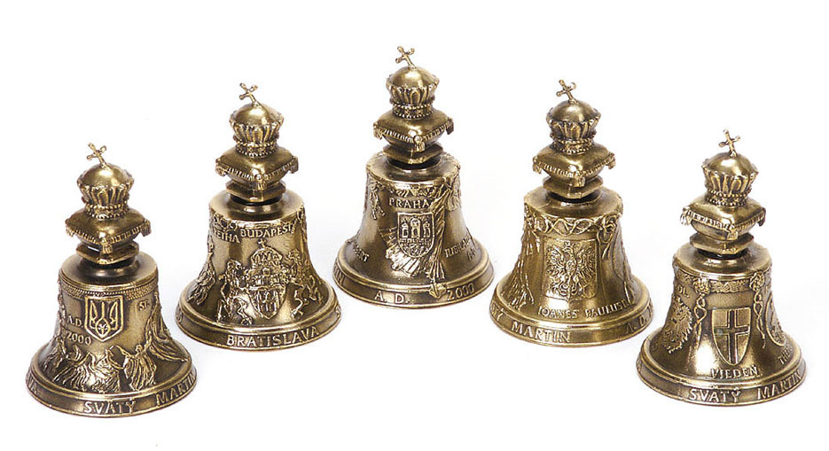 Miniatury katedrálních zvonů - cena za 1ks